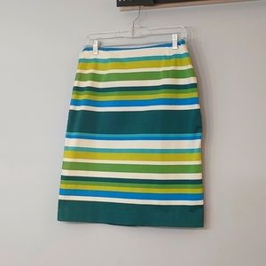 Boden striped pencil skirt